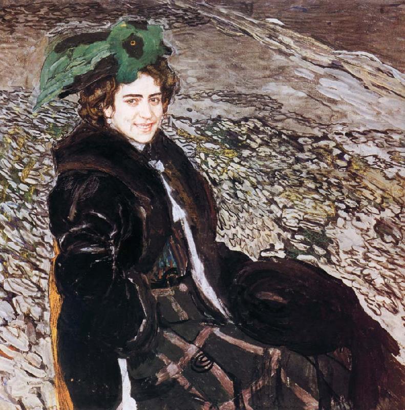 Alexander Yakovlevich GOLOVIN Actress of E.A china oil painting image